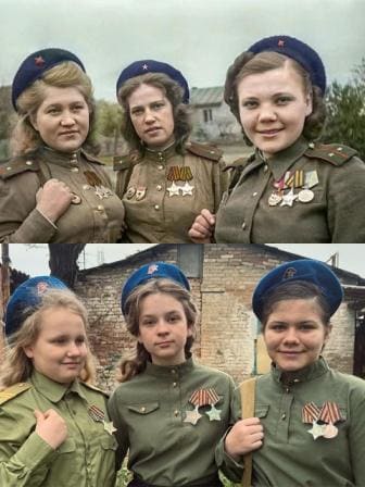 Онлайн -  акция  &amp;quot;Ожившие фото войны&amp;quot;.
